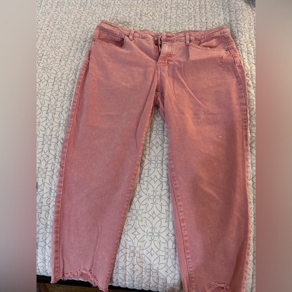 Crop ankle or capri length jeans